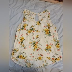 Buisness Casual Floral Top L